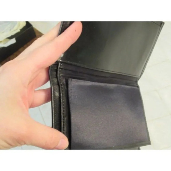 Vintage Wallet Chequebook  Slots Snake Skin Grey - Picture 8 of 8